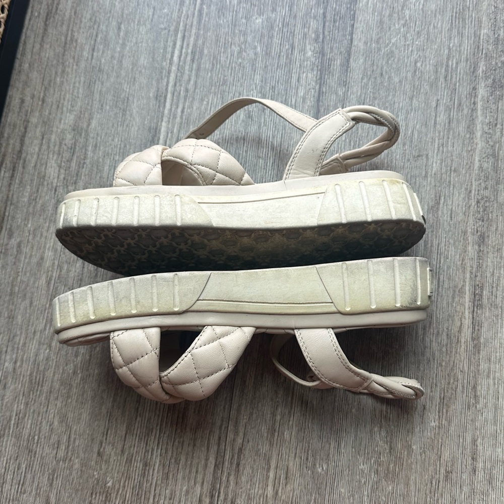 SAM EDELMAN GAVRIL PLATFORM SANDAL IN SUMMER SAND - Picture 8 of 8